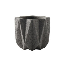 Small Modern Cement Flower Pot for Succulents, Mini Indoor Plant Pot for Desk, Small Size A