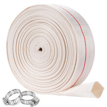Pool Backwash Hose 4in x 100ft Heavy Duty PVC Water Discharge with LeakResistant Reinforcement