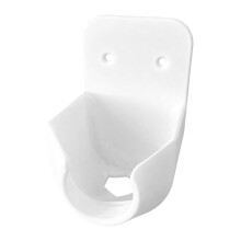 Heavy Type Plastic Hose Nozzle Wall Mounted Holder For-White