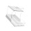 Étagère à épices moderne avec un design à 2 couches,-Blanc 1