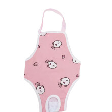 Hunde-Periodenunterwäsche aus Baumwolle für-L rosa Fisch
