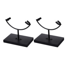 Crystal Display Stand Metal Rock Holder Display Easel-2pcs