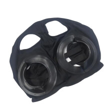 Masque pour les yeux résistant au vent pour cheval,-Noir