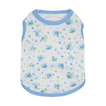 Haut respirant tendance pour animal de compagnie,-L. fleur bleue