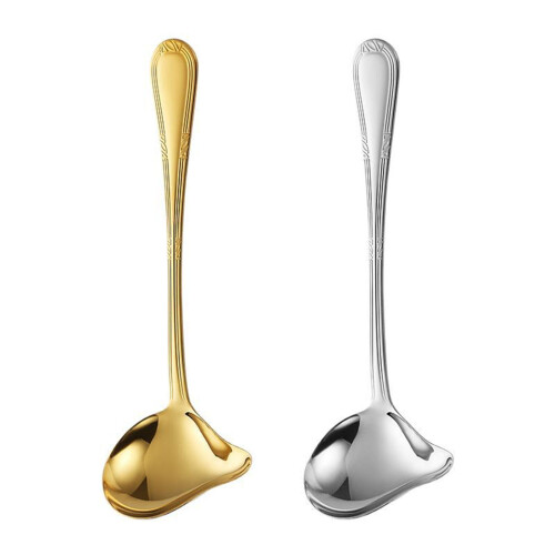 Practical Stainless Steels Drizzles Spoon Small Ladle Set of 2