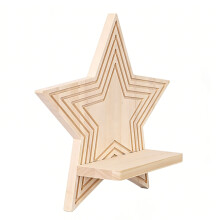 Wall Mounted Floating Shelf for Plant Figurines- MS11965