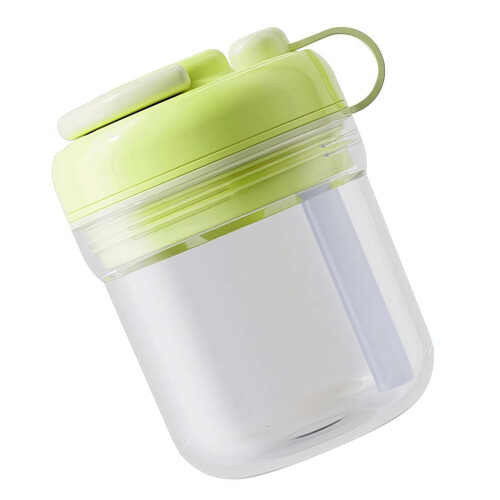 Portable 380ml Leakproof Ice Maker Water Bottle-Green 1