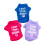 3lots Breathable Polyester Pet Apparel Dog-L. Combination 2 1