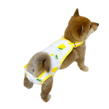 Sous-vêtements protecteurs pour chien pour animal-L fraise jaune