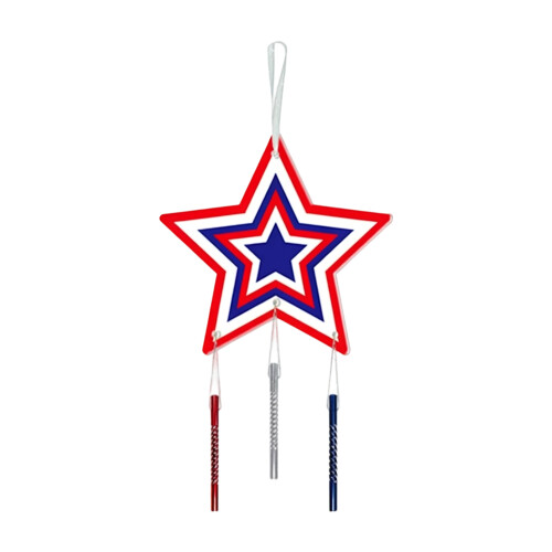 Patriotic Wind Chimes Decorations For American Independence-7