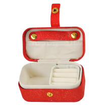 PU Leather Miniature Jewelry Storage Case Portable Design-3