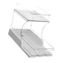 Rotatable Kitchen Organizers Fit Cabinets Counters For-Gray