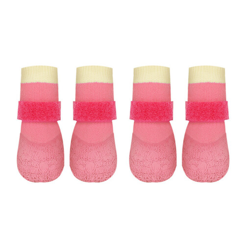 Bottes de pluie imperméables et antidérapantes pour-Rose M