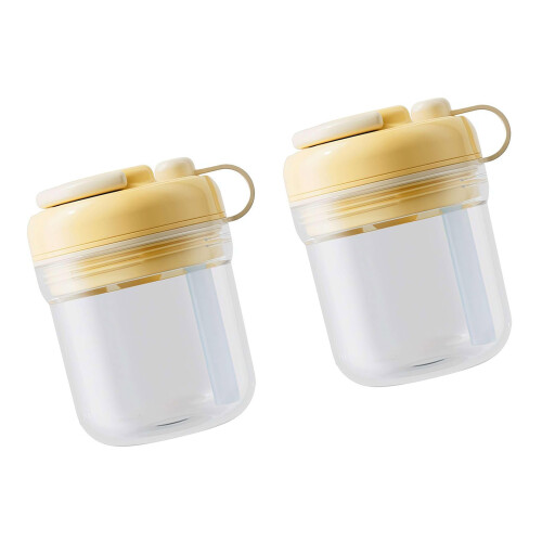 Leak-Proof Container Multifunctional Plastic Ice Cubes-Orange 2