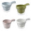 Double Layer Plastic Fruit Basket With Drain Holes For-White 2