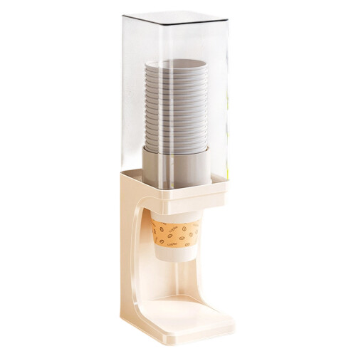 Sturdy Paper Cup Dispenser With Adhesive Backing ABS PET PP-3 2