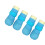 Chaussures de pluie pour chien, 4 pièces, imperméables et-Bleu M 1