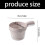 Double Layer Plastic Fruit Basket With Drain Holes For-White 4