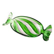 Glass Serving Candy Platter Dish Holiday Event Dessert-L Green