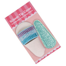 Portable Leather Scissors Case For Easy-blue mint green
