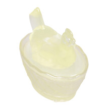 Candy Jar with Lid Hen on Nest Candy Dish,Cookie Candy- Green.