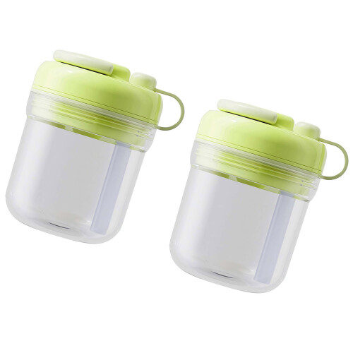 Practical Portable 380ml Ice Cubes Mold And Insulated-Green 2