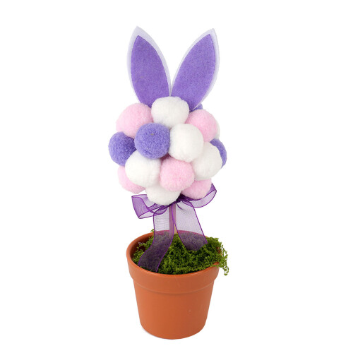 Pot de fleurs de pâques décoratif, Pot de fleurs-Violet