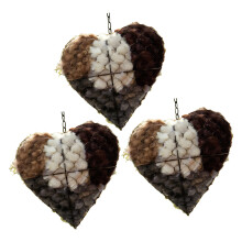 Refillable Iron Heart Shape Bird Nest Outdoor Garden-Style3