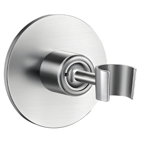 Adjustable Shower Bracket Stainless Steel Shower Head-round