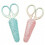 Portable Leather Scissors Case For Easy-Dark blue mint green 7