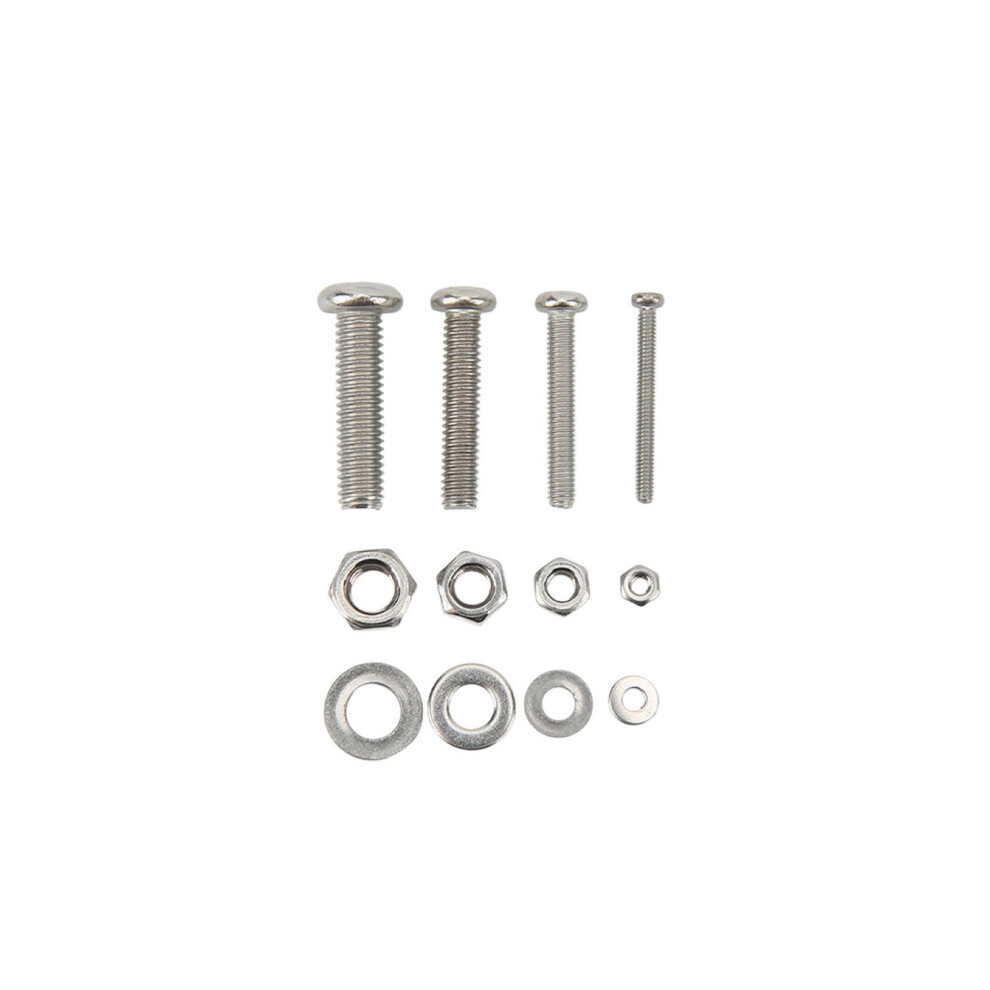 884Pcs Stainless Steel Screw Nut Washer Assortment Kit M2-M5 8361390092740