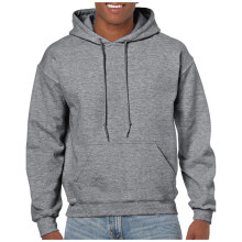 (L, Graphite Heather) Gildan Mens Heavy Blend Hoodie