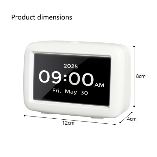Digital Clock Providing 8 Medicine Alerts Improved Readability 2