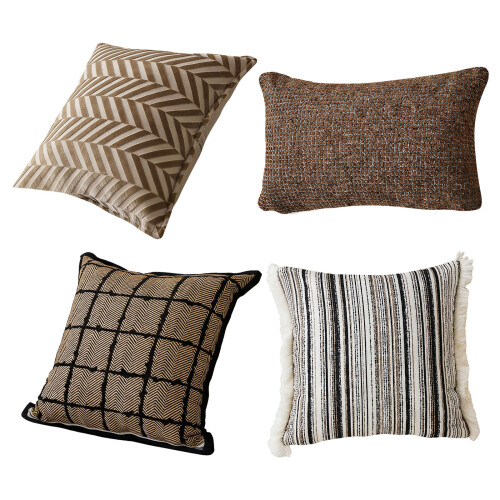 Flannel Pillowcase Breathable Materials For Offices Chair-square 1