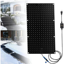 Snow Melting Mat with SlipProof Surface, Rapid Ice Removal, 6ft Cord, USB Series Connection