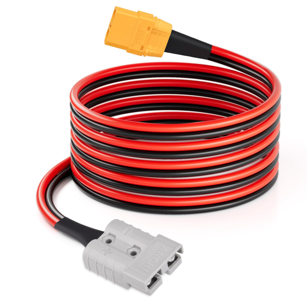 Sb50 To Xt90 Cable 10Awg Heavy Duty 10Ft Battery Connector For Forklift Quick Connect 9053599202585