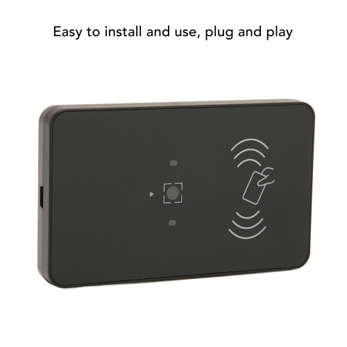 Portable Smart Card & 2D Barcode Scanner for Office Access, ABS Material 2