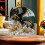 Modern 2D Flat Animal Statue Acrylic Decors Accent For-3 0 7