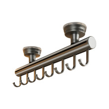 Easy to Install Suction Cup Mounted Pull Out Rack for-Gray 2