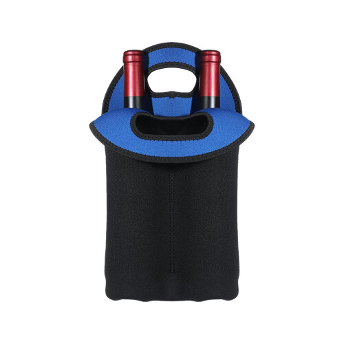 Insulated Neoprene Wine Toted For 2 Bottles Protective Double