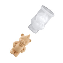 Bear Silicone Molds Easy Demold Multipurpose-Bow bear mold