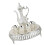 Retro Turkish Coffee Pot Set Tea Flask Tea Set-Silvery White 1