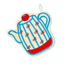 Multipurpose Fleece Absorbent Hanging Hand Towel-Kettle model