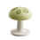 Bathroom Toilet Flush Button Mushroom Shape Easy Setup-Green S 1