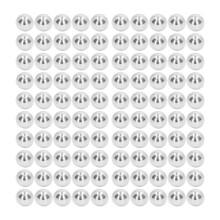 Leatherworking Rivets 100 Pack 15mm Alloy Silver Gold Round Head Hardware