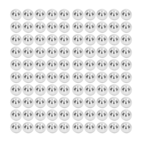Leatherworking Rivets 100 Pack 15mm Alloy Silver Gold Round Head Hardware