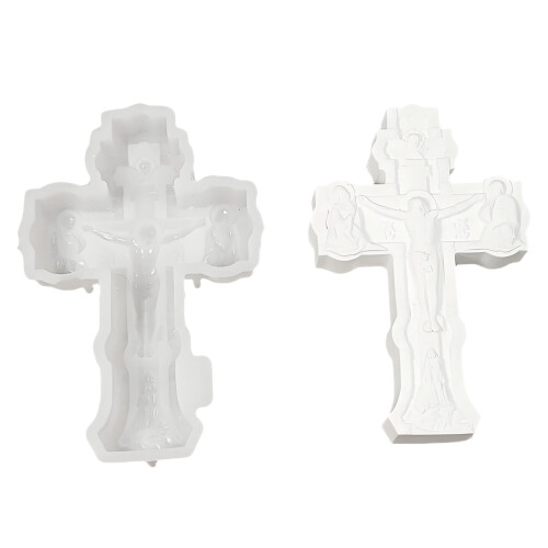 Large Crosses Shaped Silicone Mould for Soap Candle Crafting