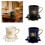 Turkish Ceramic Coffee Mug and Saucer Set with Evils Eye-White 3