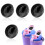 4pcs Food Grade Silicone Replacement Gaskets Seals-Black 6