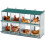 8 Compartment Chicken Nesting Boxes, Wall Mount Galvanized Steel Poultry Nest Box with Ventilation and Secure Lid 1